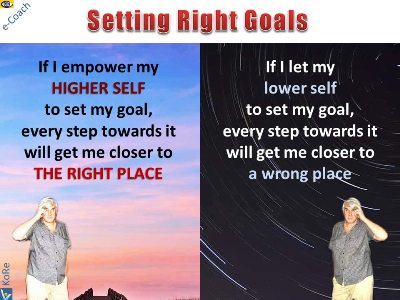 How To Set Right Goals Higher Self Elevator Speech Vadim Kotelnikov