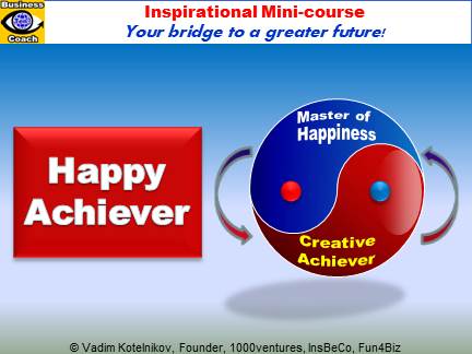 HAPPY ACHIEVER (e-course by Vadim Kotelnikov, PowerPoint presentation download)