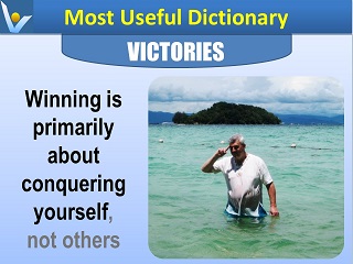 Winning is about cinquering yourself Vadim Kotelnikov Most Useful Dictionary