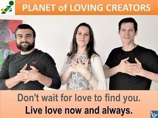 Love now and always Vadim Kotelnikov love quotes Innompic Games Planet of Loving Creators Ksenia Kotelnikova Dennis Kotelnikov Magomed Gamzatov