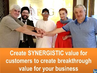 Customer value creation synergistiv value innovation Vadim Kotelnikov inspirational quotes