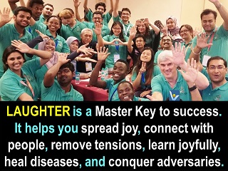 Laughter quotes Laughter is a master key to success Vadim Kotelnikov