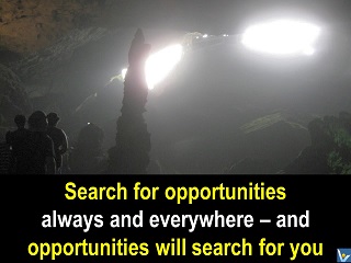 Vadim Kotelnikov Best Opportunity quotes Search for opportunities and opportunities will search for you