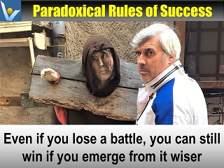 Vadim Kotelnikov quote paradoxical rules of success how to win a battle