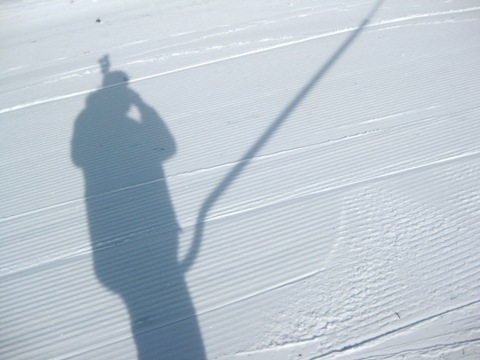 Shelfie, shadow-based funny selfie, Surface Ski Lift, Vadin Kotelnikov, creative selfies